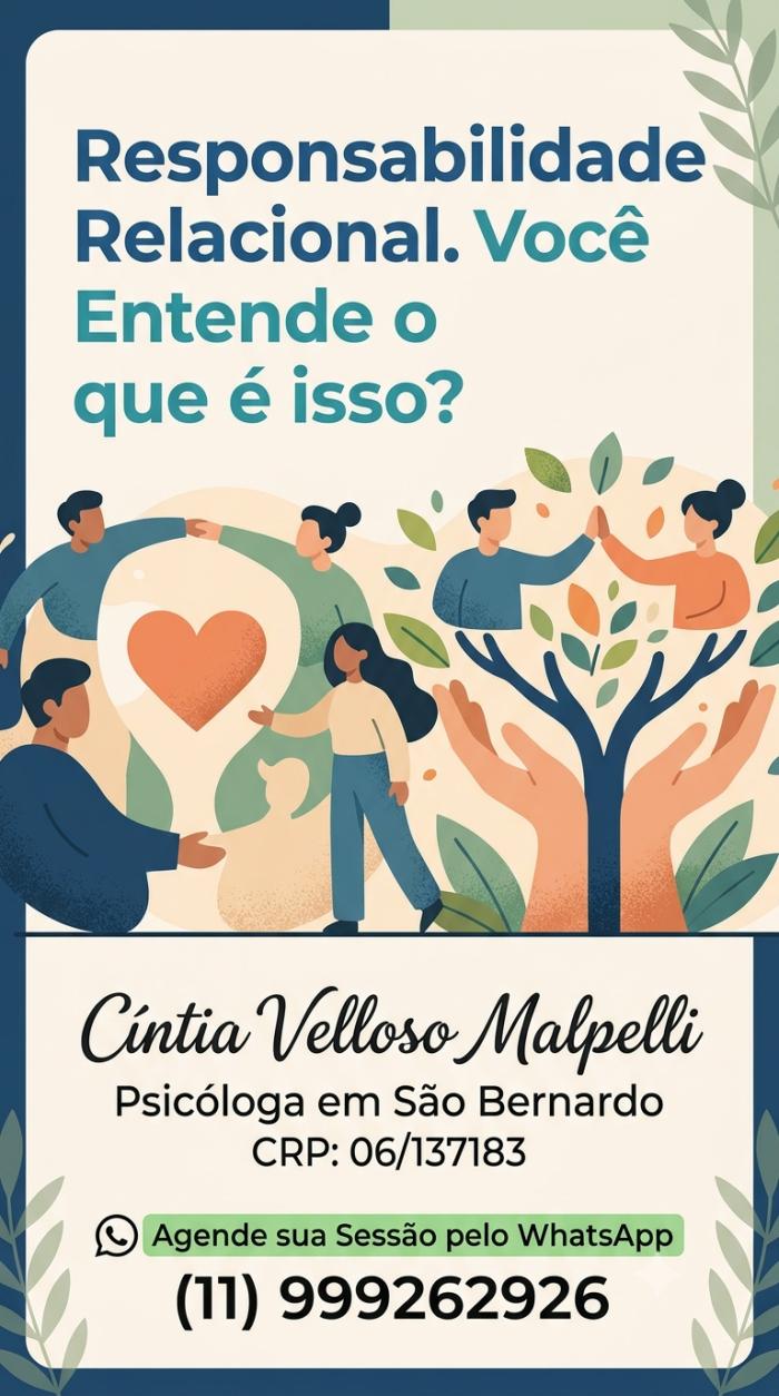 Responsabilidade Relacional. Você entende o que é isso? 